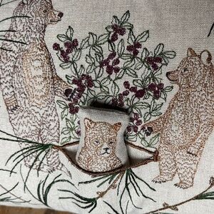 Coral and Tusk "Briar Bears" Pocket Pillow